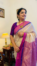 Neelambari – Mul Zari Woven Saree